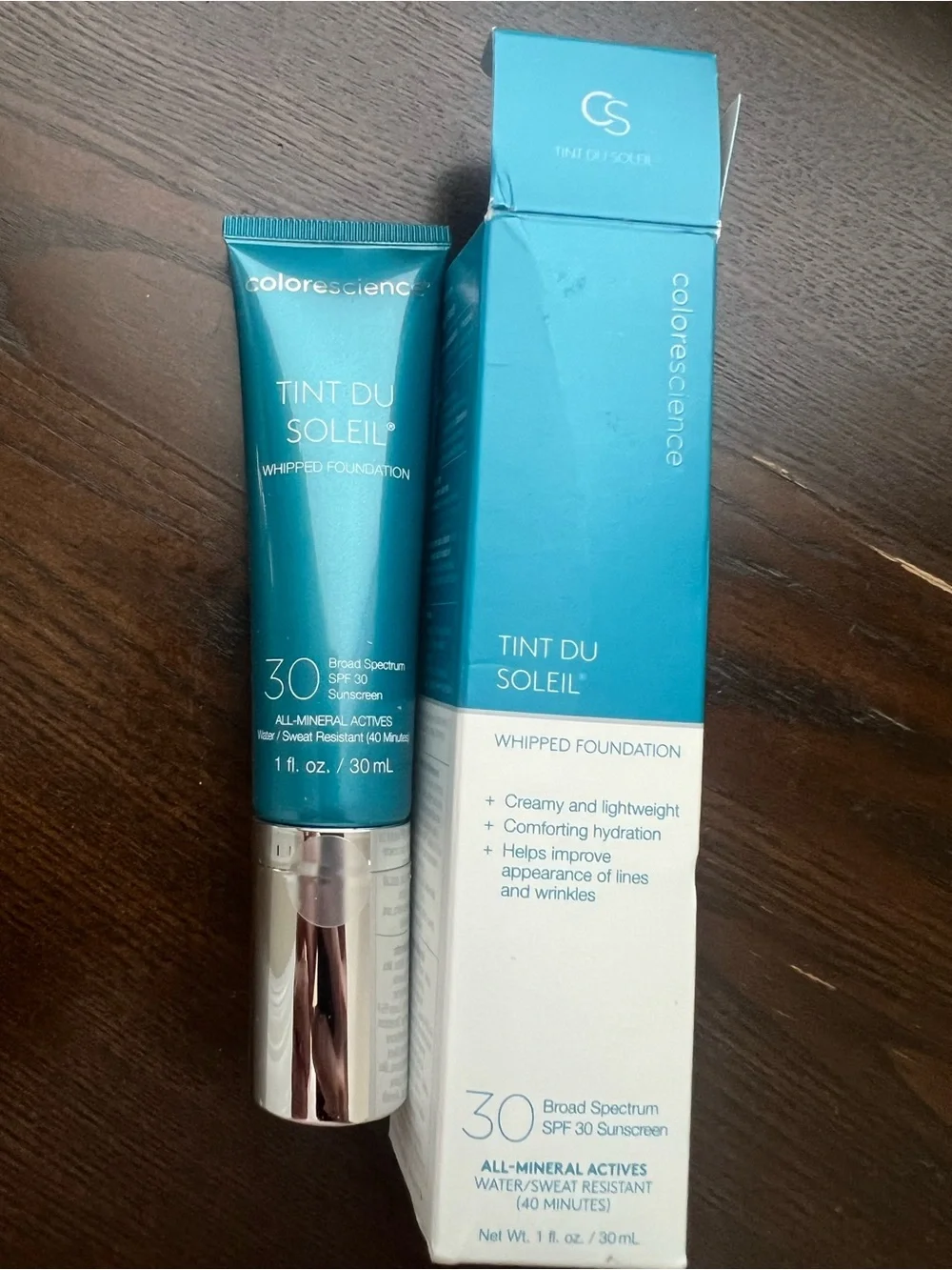 Colorescience tint du soleil whipped foundation NWT